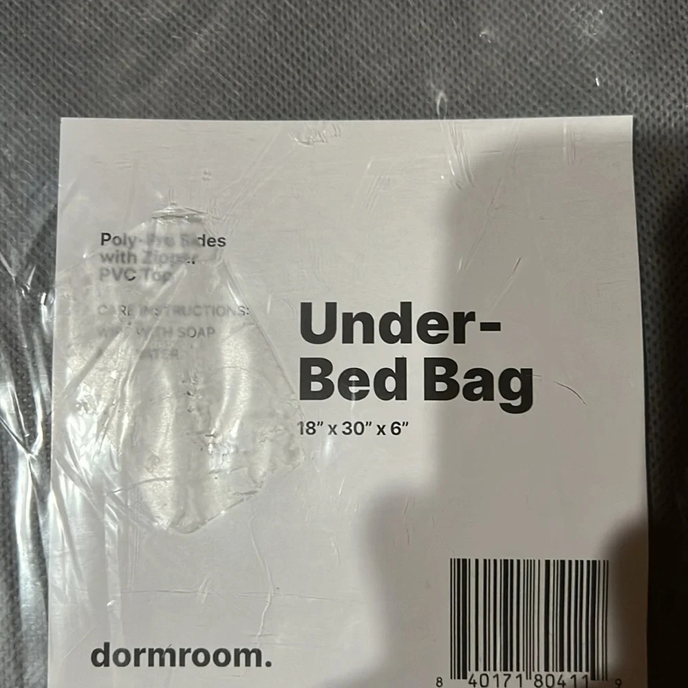 Dorm Bag, under the bed